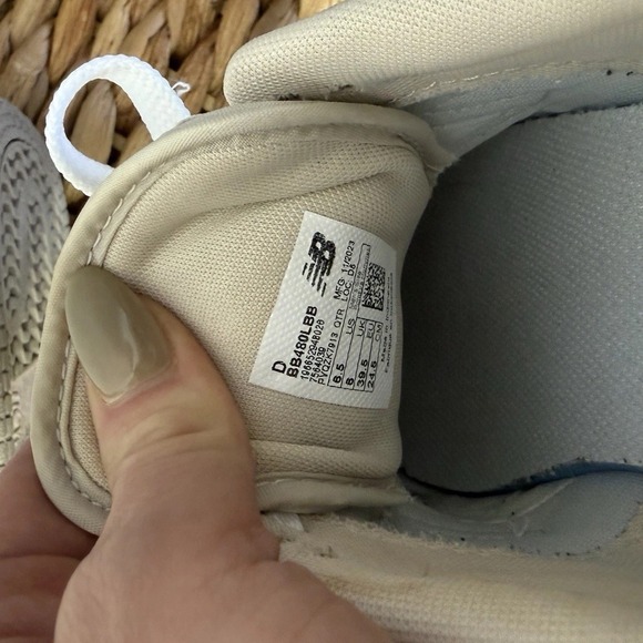 New Balance 480 Cream White Sneakers Women's EU 39.5 Court Style Women 8.5 - Picture 10 of 10